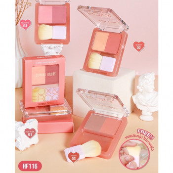 SIVANNA PERFECT DUO FLUSH BLUSH (HF116) : Sivanna Perfect Duo Flush Blush x 1 шт. abcmall