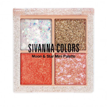 SIVANNA MOON & STAR MINI PALETTE (HF6040): мини-палитра теней для век Sivanna x 1 шт. abcmall