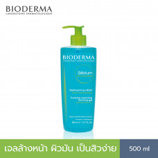 Bioderma Sebium Gel Moussant 500мл Очищающий гель для лица для комбинированно-жирной кожи.