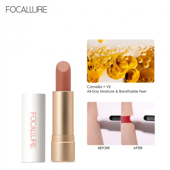 FOCALLURE STAYMAX MATTE LIPSTICK обеспечивает яркий цвет в течение всего дня.