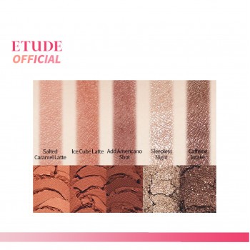 Палитра теней для век 10 оттенков  ETUDE Play Color Eyes #Caffeine Holic (0,8 г x 10 цветов) ETUDE Eye Shadow Palette