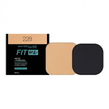 MAYBELLINE NEW YORK Fit Me Matte + Poreless Powder Foundation SPF44 PA++++ Запасная пудра для лица 9 г BEAUTRIUM BEAUTRIUM Maybelline New York