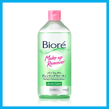 Biore Cleansing Salt Water для уменьшения причины акне Biore Makeup Remover Perfect Cleansing Water Acne Care 400 мл