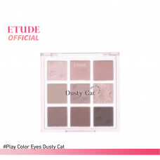 Палетка теней для век 9 оттенков ETUDE Play Color Eyes Palette #Dusty Cat (0,8 г x 9 цветов) ETUDE темно-розовые тона
