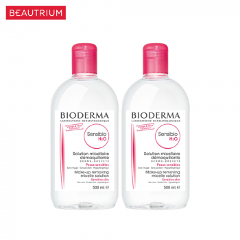 BIODERMA Sensibio H2O Мицеллярная вода для снятия макияжа 500 мл x 2 BEAUTRIUM BIODERMA