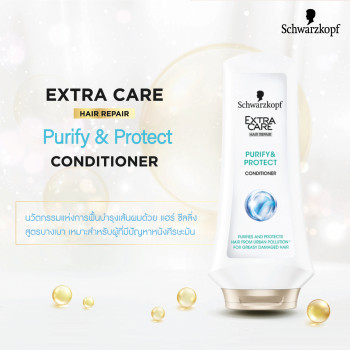 Schwarzkopf Extra Care Очищающий и Защитный Кондиционер Формула Purify and Protect 400 мл.