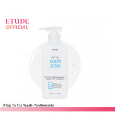 Etude House Soon Jung Panthensoside Top toToe Wash Etude House — очищающее средство для лица и тела для чувствительной кожи.