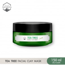 новый! Грязевая маска чайного дерева Помогает сузить поры Глиняная маска для лица Naturista Tea Tree Facial Clay Mask 150мл для более гладкой кожи
