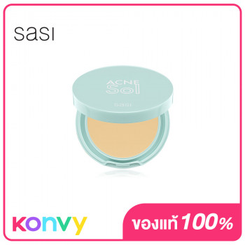 SASI Sasi Acne Sol Compact Powder 4,5 г Acne Sol Compact Powder 4,5 г #02 Теплый