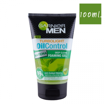 GARNIER MEN TURBOLIGHT OIL CONTROL MATCHA DEEP CLEAN FOAMING GEL 100 мл (GARNIER MEN TURBOLIGHT OIL CONTROL MATCHA DEEP CLEAN FOAMING GEL 100 мл.