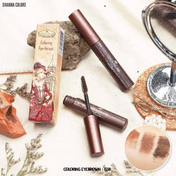 GINA GLAM COLORING EYE BROW (G38): sivanna Gina Gump Тушь для бровей x 1 шт. abcmall