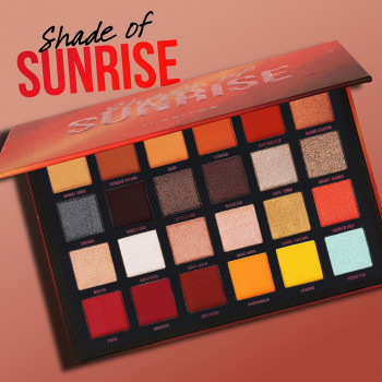 Shade Of Sunrise Палитра теней для век 24 цветов Оранжевый, красный, медный ShadeToo - Палитра теней для век 24 цветов