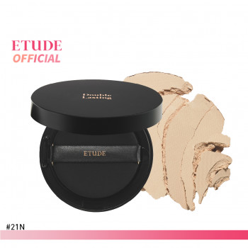 ETUDE Double Lasting Pact (11 г) ETUDE (Прессованная пудра дать легкое прикосновение но маскирует ровно и плотно на 12 часов)