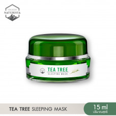Маска чайного дерева Восстановить разбитое лицо за ночь Отбеливающая и осветляющая ночная маска Naturista Tea Tree Sleeping Mask 15мл
