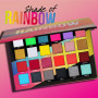 Shade Of Rainbow 24 цвета теней для век, неоновые оттенки, яркие цвета, отличная цена ShadeToo - 24 Colors Eyeshadow Palette