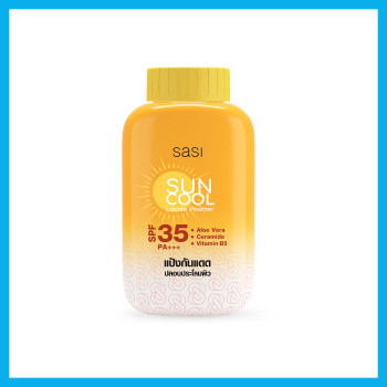 Sasi SASI Sun Cool Powder 50 г Тонкая пудра, смешанная с солнцезащитным фильтром.