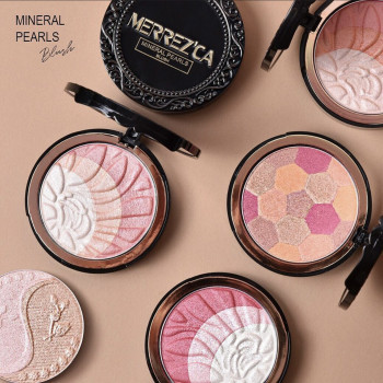 MERREZ'CA Mineral Pearls Blush, румяна, которые придают лицу смелый цвет и объем.