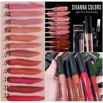 SIVANNA MATTE LIP (HF7004) : SIVANNA MATTE LIP PACK DUAL LIP CLIPPER x 1 шт.