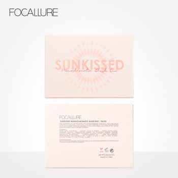 FOCALLURE Face Makeup Bronzer Palette Natural Color Pigmentation Matte Blush Powder