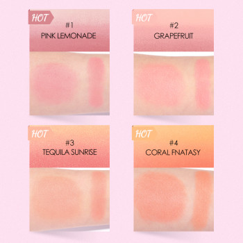 FOCALLURE Face Blush Cheek Natural Pink Cheek Водостойкий Стойкий Мягкий Оранжевый