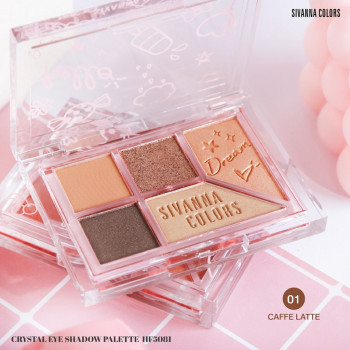 SIVANNA CRYSTAL EYESHADOW PALETTE (HF5081) : SIVANNA CRYSTAL EYESHADOW PALETTE x 1 шт. abcmall