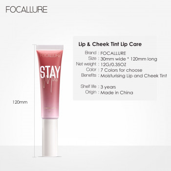 Focallure STAYMAX MOISTURIZING Lip & Cheek Tint Уход за губами