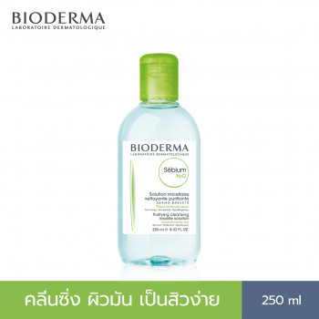 Bioderma Sebium H2O 250мл очищающая салфетка для лица для комбинированной жирной кожи с акне.