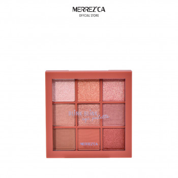 MERREZ'CA Blink Blink Eye Palette Коллекция мелкозернистых теней для век. в естественном виде