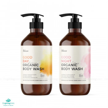 ICONCRAFT Kalmme - Гель для душа с органическим питательным маслом Good Day & Good Night Organic Body Wash.