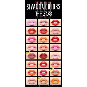 SIVANNA MATTE LIFSTICK (HF308) : SIVANNA MATTE LIPSTICK x 1 pc abcmall