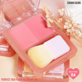 SIVANNA PERFECT DUO FLUSH BLUSH (HF116) : Sivanna Perfect Duo Flush Blush x 1 шт. abcmall