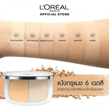 L'OREAL True Match Even Perfecting Powder Foundation SPF32/PA+++ 8 г L'OREAL TRUE MATCH EVEN PERFECTING POWDER FOUNDATION SPF32/PA+++ 8 г (косметика, пуховка, косметика, пуховка, прессованная пудра)