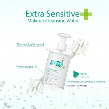 [Размер для путешествий] Smooth E Extra Sensitive Makeup Cleansing Water 300ML.Cleansing Удаление макияжа, забитых прыщей, Smooth E