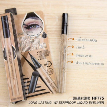 SIVANNA LONG-LASTING WATERPROOF LIQUID LINER #HF775 : SIVANNA Eyeliner x 1pc abcmall