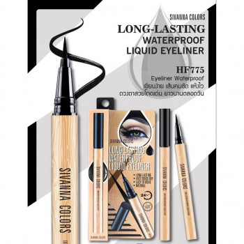 SIVANNA LONG-LASTING WATERPROOF LIQUID LINER #HF775 : SIVANNA Eyeliner x 1pc abcmall