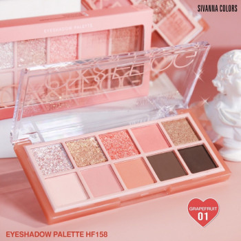 SIVANNA FOX & FROG EYESHADOW PALETTE (HF158): Палитра теней для век Sivanna x 1 шт. abcmall