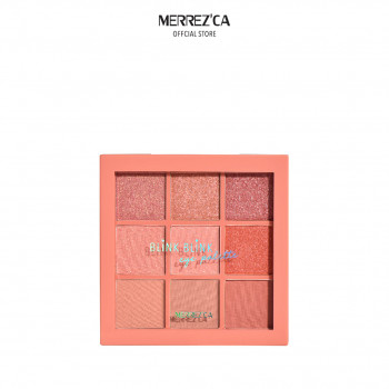 MERREZ'CA Blink Blink Eye Palette Коллекция мелкозернистых теней для век. в естественном виде