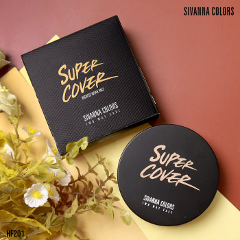 SIVANNA SUPER COVER TWO WAY CAKE POWDER (HF201) : Sivanna Powder Foundation x 1 шт.