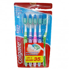 COLGATE Зубная щетка Colgate Extra Clean 3+2 (разные цвета)