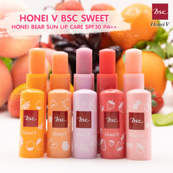 HONEI V BSC SWEET HONEI BEAR SUN LIP CARE SPF30 PA++ 4,5 г. придать розоватый оттенок