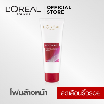 L'OREAL Revitalift Milk Foam Cleanser для молодости кожи 100 мл L'OREAL REVITALIFT ANTI-WRINKLE + FIRMING MOLK FOAM 100 мл(Revitalift)