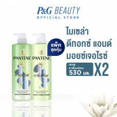 [Value Pack] Pantene Pantene Micellar Detox and Moisturizing Shampoo 530 мл + Pantene Micellar Detox and Moisturizing Light Conditioner 530 мл