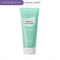 Cute Press Pure Origin White & Oil Control Пенка для лица