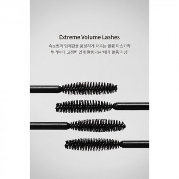 Тушь для ресниц 3CE WATERPROOF MEGA VOLUME MASCARA BLACK 