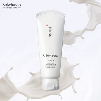 SULWHASOO Snowise Brightening Cleansing Foam 150 мл Пенящийся крем нежно очищает кожу, оставляя ее свежей и обновленной. Сияй ярко