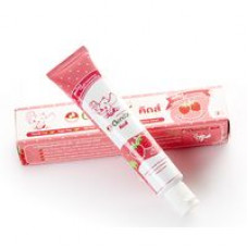 Зубная паста для детей старше 3 лет Dok Bua Ku со вкусом клубники от Twin Lotus 35 гр / Twin Lotus Dok Bua Ku Kids Herbal Toothpaste Strawberry flavour 35g