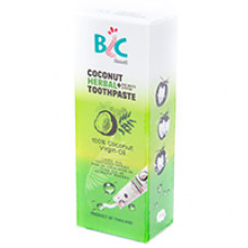 Отбеливающая травяная зубная паста на кокосовом масле от BLC 50 гр / BLC Coconut Herbal Toothpaste 50 g