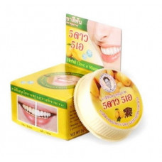 Концентрированная отбеливающая круглая зубная паста с экстрактом "Манго" 5star Mango Herbal Toothpaste 25мл
