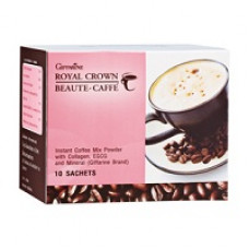 Кофейный фито-напиток «Королева Красоты» Royal Crown Beauty-Caffe 10 пакетиков / Giffarine Royal Crown Beauty-Caffe 10 sashets