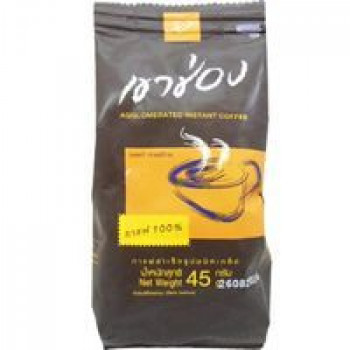 Растворимый тайский аггломерированный кофе Khao Shong 45 гр/ Khao Shong Formula 1 instant coffee agglomerated 45 gr